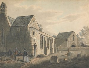 Église, cimetière et figures (Le cimetière) - John Roe of Warwick