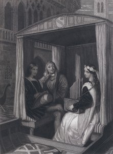 Lady Viola et ses tuteurs (gravure) - John Rogers (after) Herbert