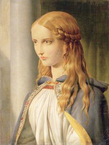 Cordelia désavouée, 1850 (détail) - John Rogers Herbert