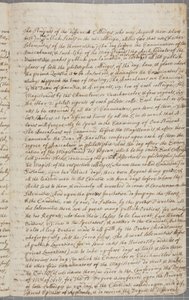 Lettre de John Row, étudiant à St Andrews, à son oncle, 1691