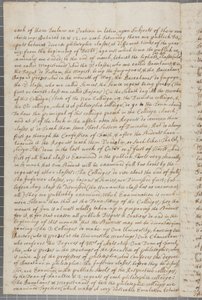 Lettre de John Row, étudiant à St Andrews, à son oncle, 1691 - John Row