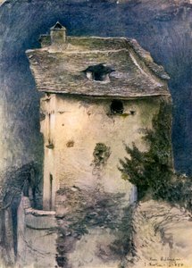Un cottage délabré, 19e siècle - John Ruskin