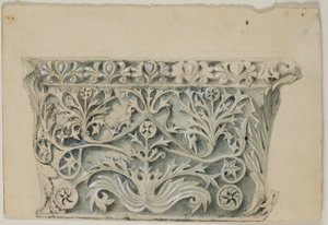 Chapiteau de colonne byzantine - John Ruskin