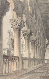 Loggia du Palais des Doges, Venise, 1849-50