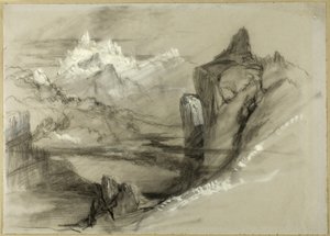 Paysage de montagne - John Ruskin