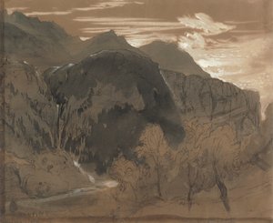 Paysage montagneux - John Ruskin