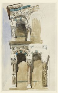 Partie de la façade de l