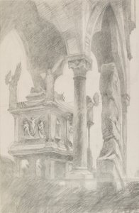 Étude du Tombeau de Mastino II della Scala à Vérone