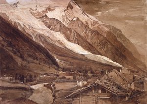Le Glacier des Bossons, Chamonix, juin 1849