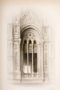 Tracery du Campanile de Giotto, Florence, de 