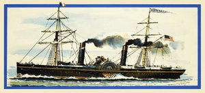 Le bateau à aubes américain Vanderbilt - John S. Smith