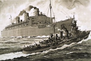 Le Queen Mary heurte le croiseur Curacoa - John S. Smith