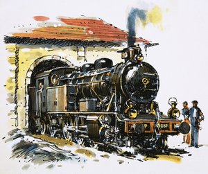 Le monde de la vitesse et de la puissance : Une locomotive-citerne 2-6-4 construite par Honschel et datant de 1929 - John S. Smith