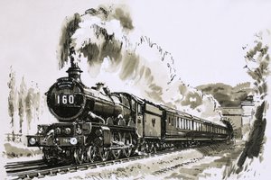 La célèbre classe de locomotives à vapeur 4-6-0 "Castle" utilisée par la Great Western - John S. Smith