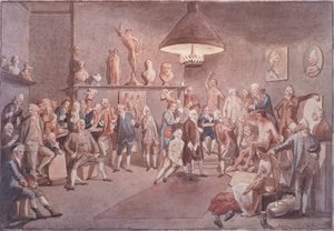Les Académiciens de la Royal Academy à Londres, copie d