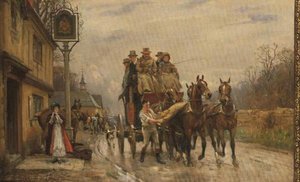 Changement de chevaux - John Sanderson Wells
