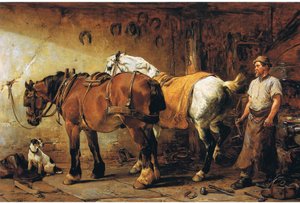Chez le forgeron - John Sargent Noble
