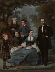 Le général Grant et sa famille