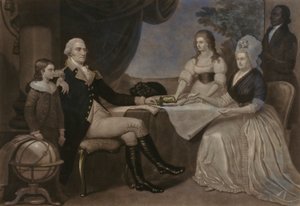George Washington et sa famille - John Sartain
