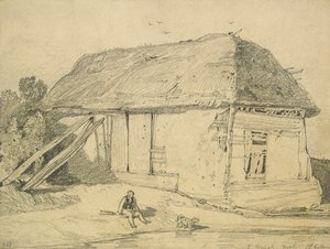 Une grange à East Winch, Norfolk - John Sell Cotman