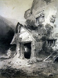Un porche en ruine - John Sell Cotman