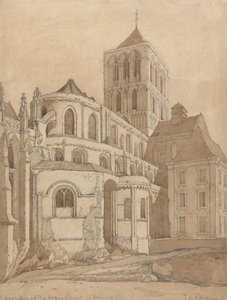 Église abbatiale de Fécamp, Normandie, c.1817-20 - John Sell Cotman