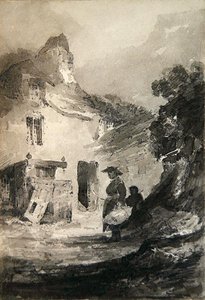 Un vieux cottage à Dolgelly - John Sell Cotman