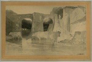 Pont et Vaches, vers 1803-04 - John Sell Cotman