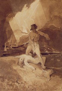 Caïn et Abel, 1800-03 - John Sell Cotman