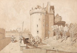 Château à Alençon - John Sell Cotman