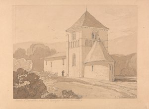 Église de Yainville, près de Saint-Georges-de-Bocherville, Normandie - John Sell Cotman