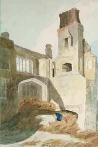 East Barsham Hall (crayon et aquarelle sur papier) - John Sell Cotman