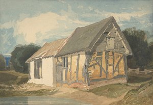 Bâtiment de ferme près d