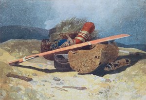 Poissons et gouvernail - John Sell Cotman