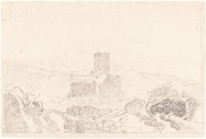 Paysage avec Église
