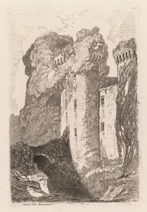 Liber Studiorium : Château de Ragland, Monmouthshire, 1838