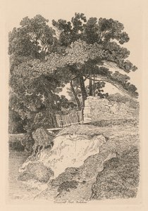 Liber Studiorum : Planche 13, Duncomb Park, Yorkshire : No. 5, 1838 - John Sell Cotman