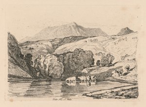 Liber Studiorum : Planche 15, Cader Iris, Nord du Pays de Galles, 1838 - John Sell Cotman