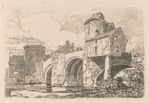 Liber Studiorum : Planche 26, Pont de Monnow, Monmouthshire, 1838