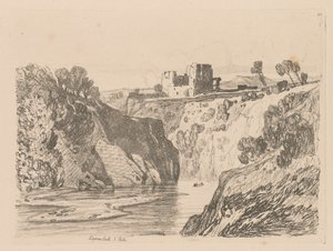Liber Studiorum : Planche 27, Château de Kilgarren, N. Pays de Galles, 1838 - John Sell Cotman