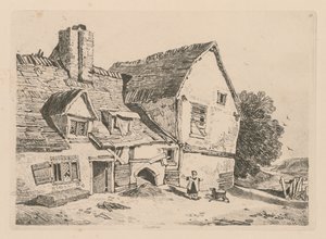 Liber Studiorum : Planche 38, Vue à Deptford, 1838