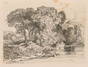 Liber Studiorum : Planche 4, Vue sur la Yare, Norfolk