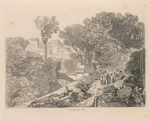 Liber Studiorum : Planche 6, Le Jugement de Midas, 1838 - John Sell Cotman
