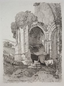 Abbaye de Rievaulx, Yorkshire - John Sell Cotman