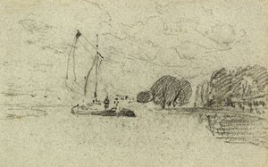Chaland à voile