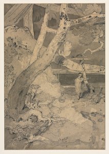 Voyageur dans un paysage boisé, 1806 - John Sell Cotman