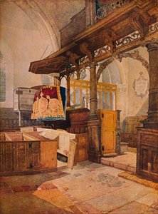 Église de Trentham, vers 1810 - John Sell Cotman