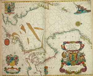 Carte de la mer du Nord - John Seller
