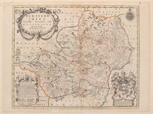 Carte du Hertfordshire