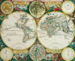 Carte du monde par John Seller
